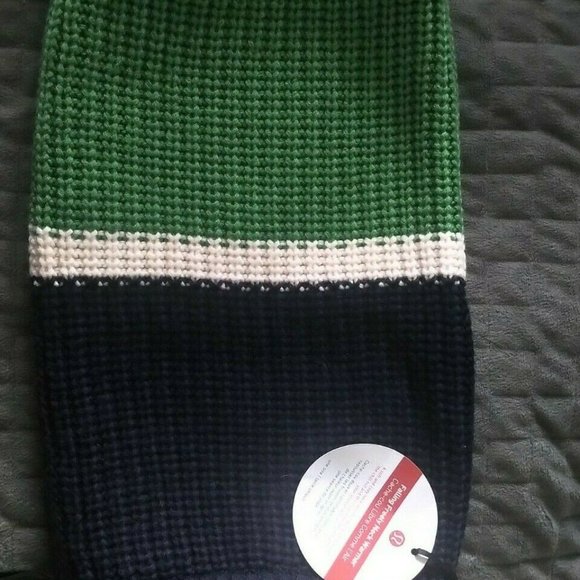 Lululemon NWT Falling Freely Neck Warmer - Green Bean/Inkwell/Angel Wing - Picture 4 of 4